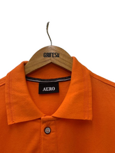 NOVO POLO MAS MC SLIM BORD ESSENCIAL LARANJA BRONZE